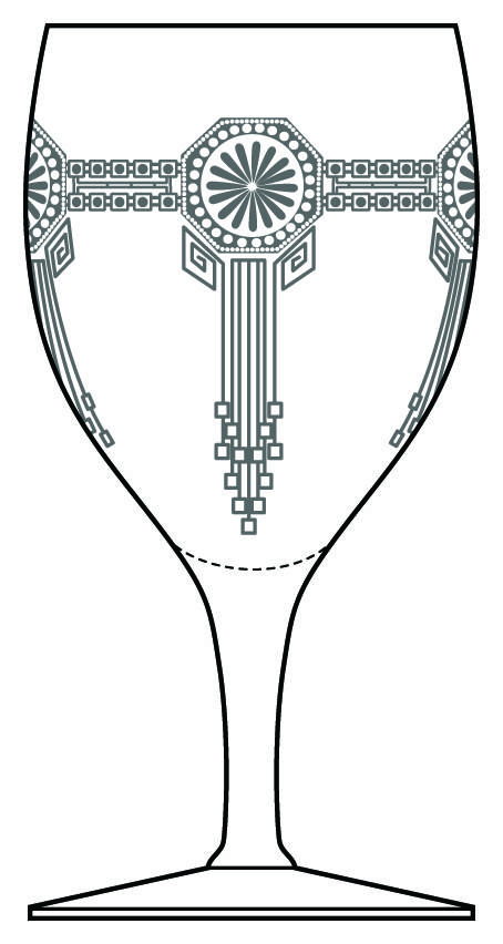 Oxford (Stem 3316) Water Goblet by Heisey-1