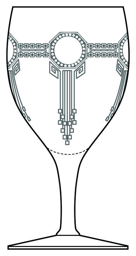 Oxford (Stem 3316) Water Goblet by Heisey-1