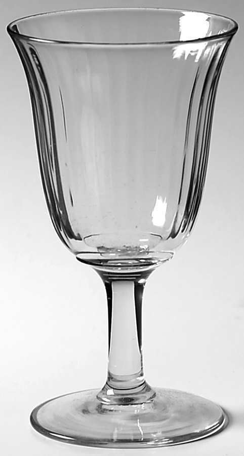 Revere Clear (Optic) Water Goblet by Heisey-1