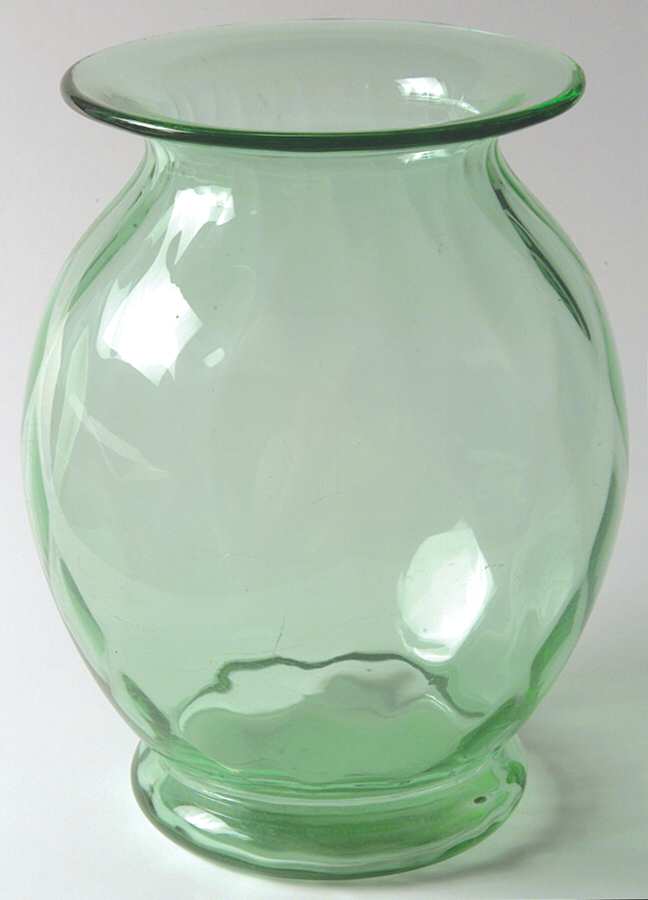 Elaine Green (Moongleam) 7" Flower Vase by Heisey-1