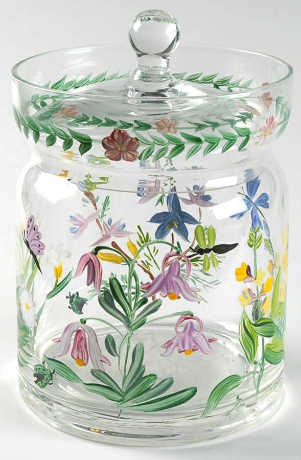 Botanical Biscuit Barrel & Lid by Home Essentials-1