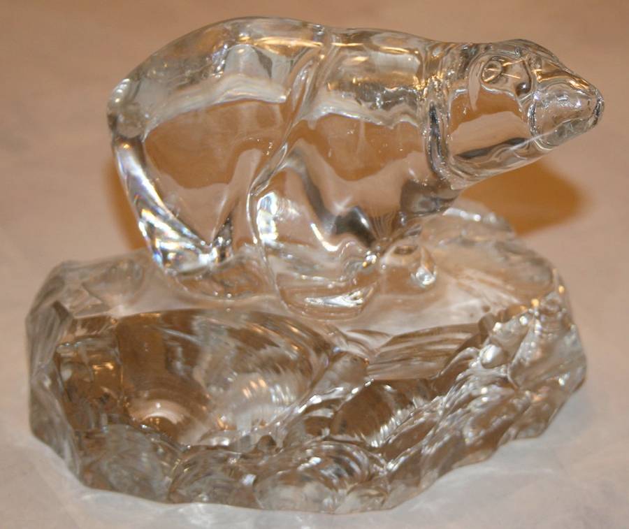 Animals & Figurines Bear-Polar Small - No Box by Hadeland of Norway-1