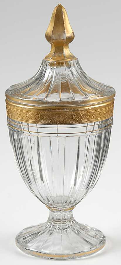 465-7 1/2 Lb Candy Jar & Lid by Heisey-1
