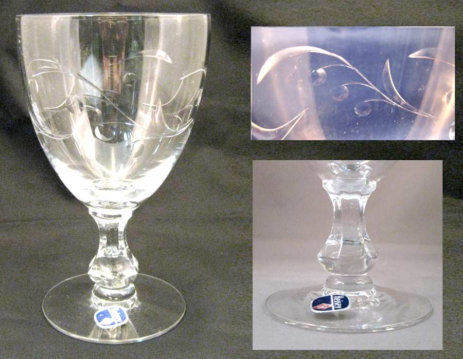 Bellflower Water Goblet by Heisey-1