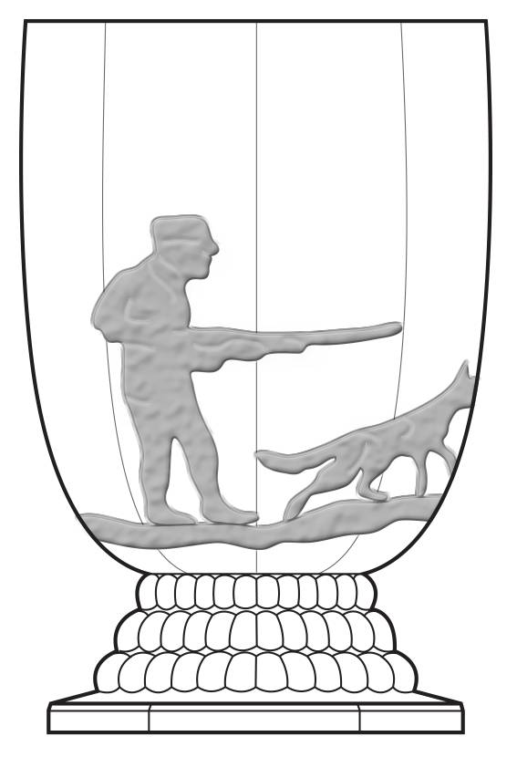 Sportsman (Stem #3397) Water Goblet by Heisey-1