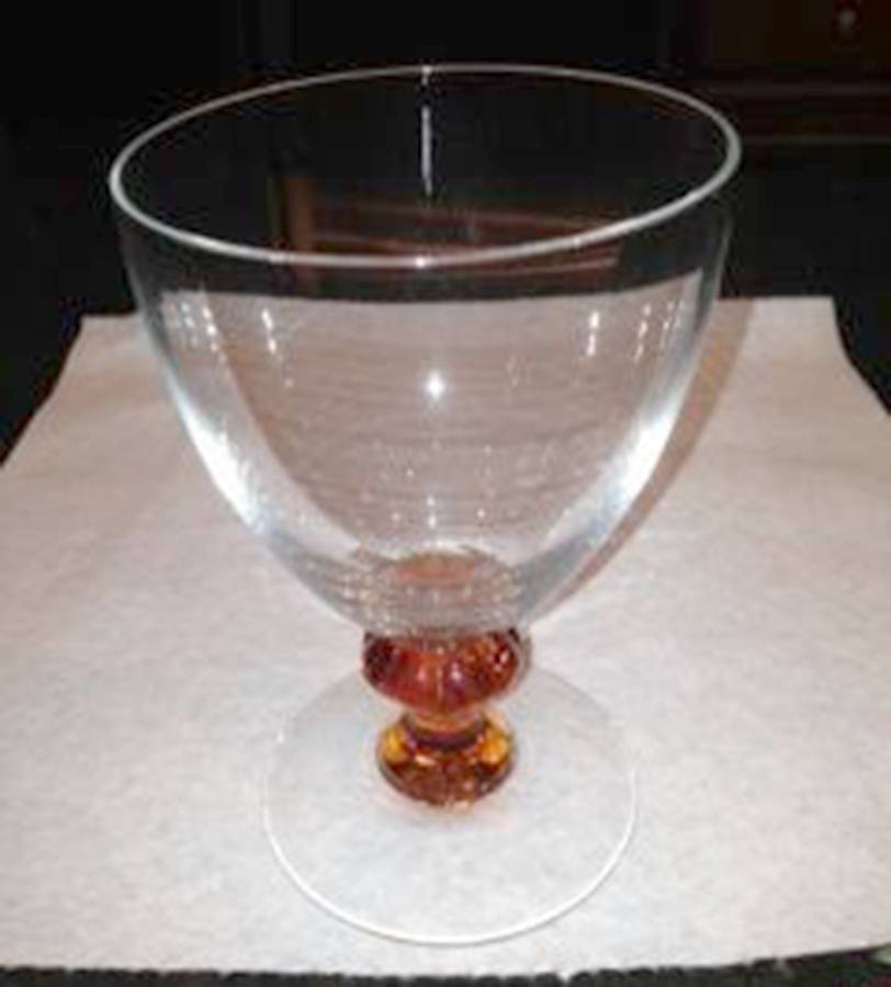 Legionnaire Amber Claret Wine by Heisey-1
