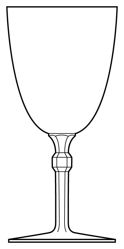 Six Side Water Goblet by Heisey-1