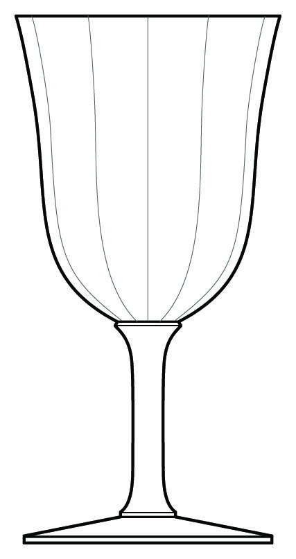 Petite Clear Water Goblet by Heisey-1