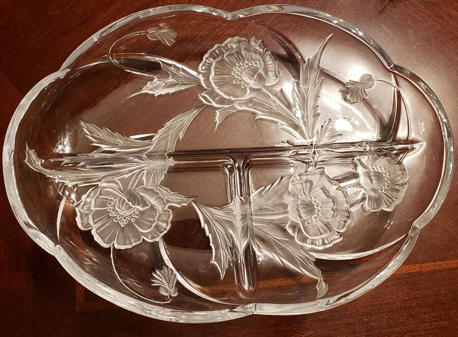Meadow Melody 11" Oval 3 Part Relish by Home Beautiful-1