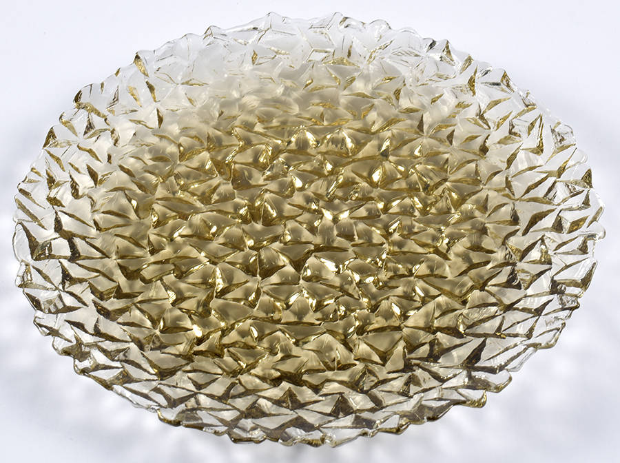 Crunkle 8" Salad Plate by Hudson Beach Glass-1