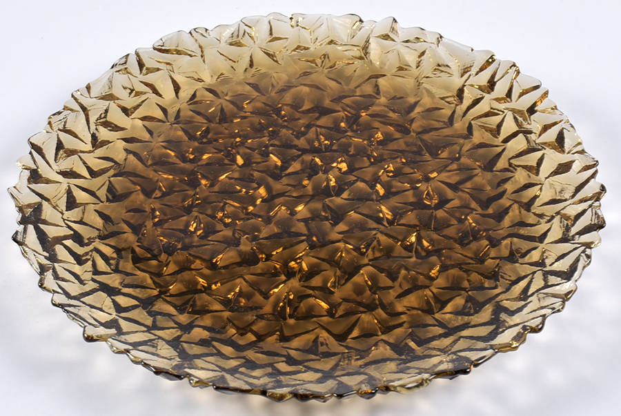 Crunkle 8" Salad Plate by Hudson Beach Glass-1