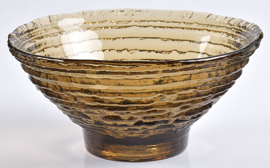 Epidavrous 5" Round Bowl by Hudson Beach Glass-1