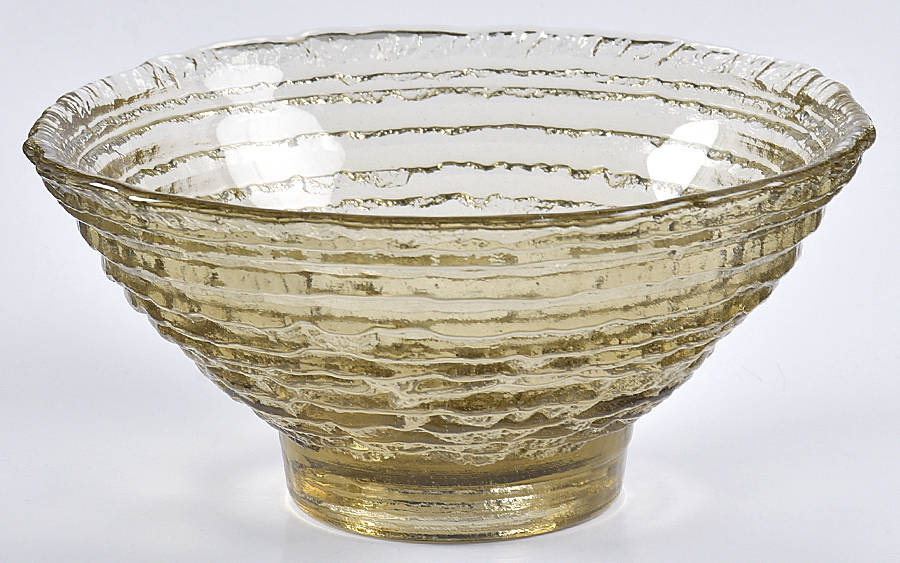 Epidavrous 5" Round Bowl by Hudson Beach Glass-1