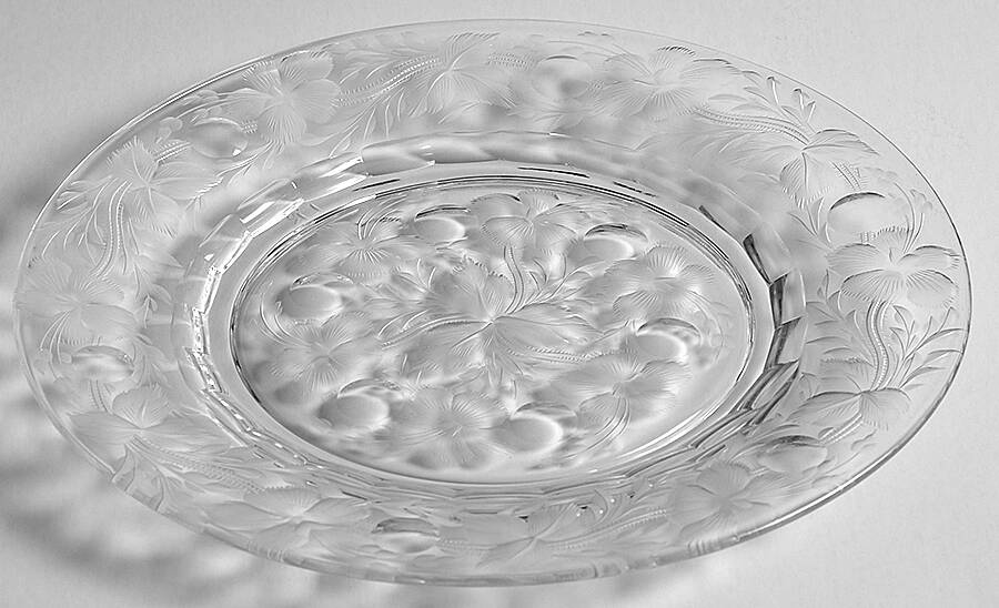 Krall Cut #1 Luncheon Plate by Heisey-1