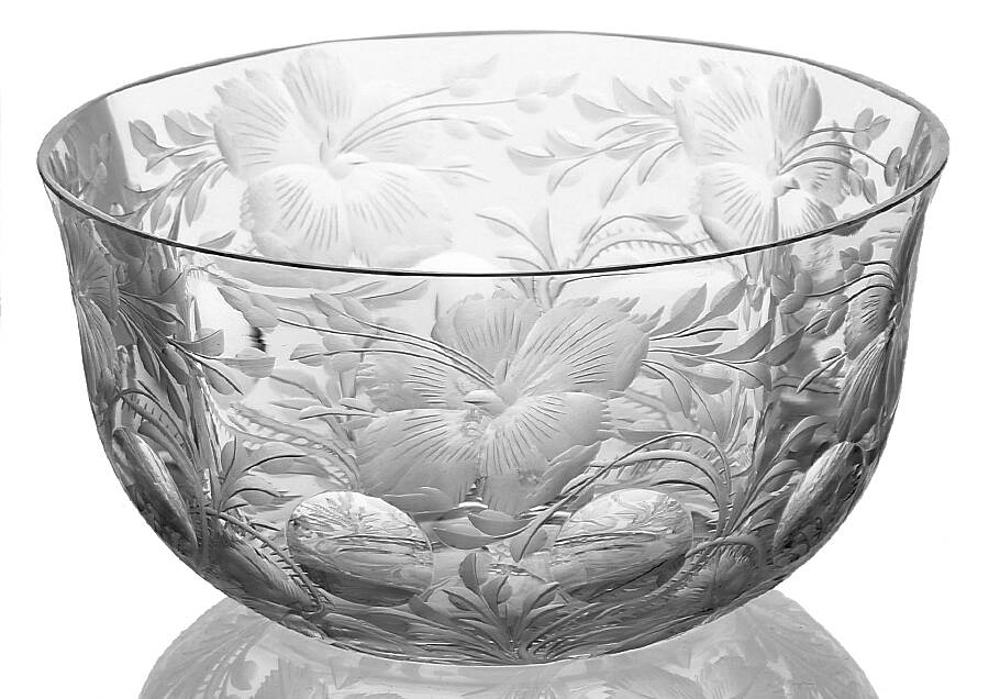 Krall Cut #1 Finger Bowl by Heisey-1