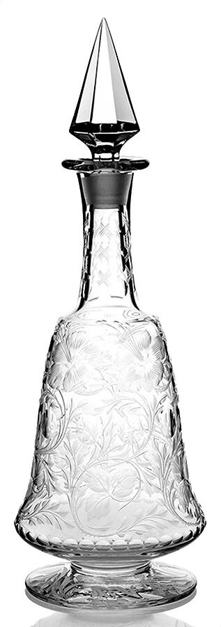 Krall Cut #1 Decanter & Stopper by Heisey-1