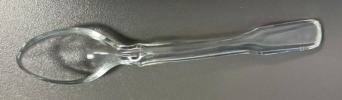 2-Clear (Plain) Condiment Spoon by Heisey-1