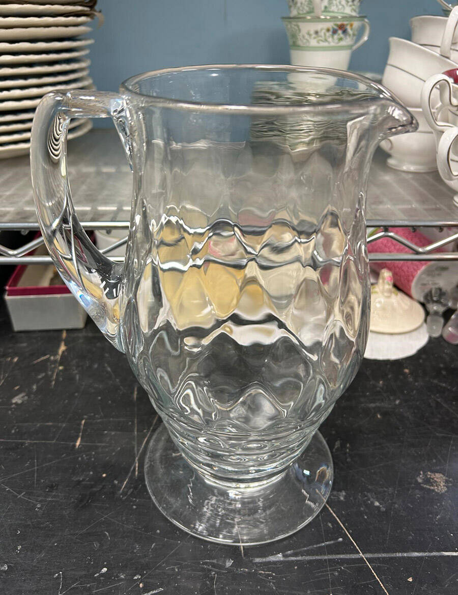 Koors 29 Clear 50 Oz Pitcher by Heisey-1