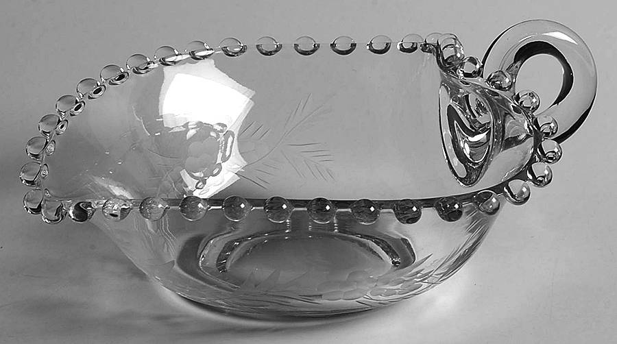 3400-2 Small Handled Heart Bowl by Imperial Glass-Ohio-1
