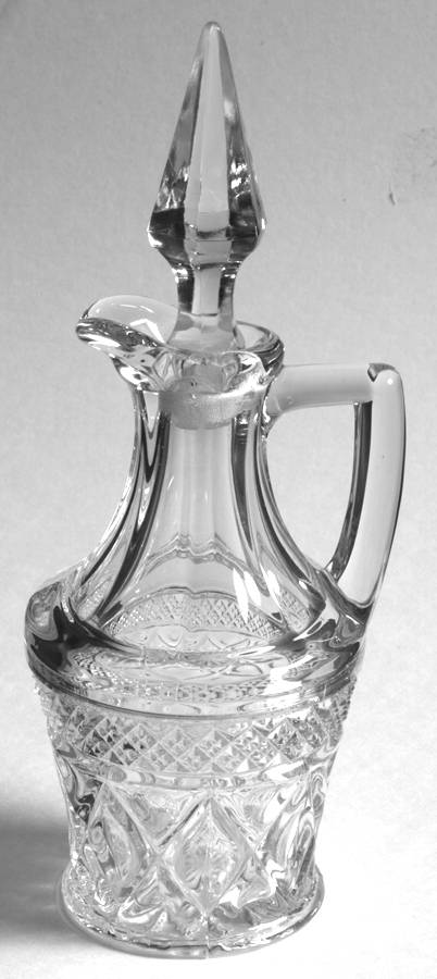 Cape Cod Clear (1602 + 160) Handled Cruet & Stopper by Imperial Glass-Ohio-1