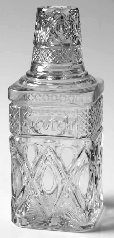 Cape Cod Clear (1602 + 160) Scotch Decanter & Whisky Glass by Imperial Glass-Ohio-1