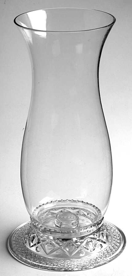 Cape Cod Clear (1602 + 160) Hurricane Lamp & Globe by Imperial Glass-Ohio-1
