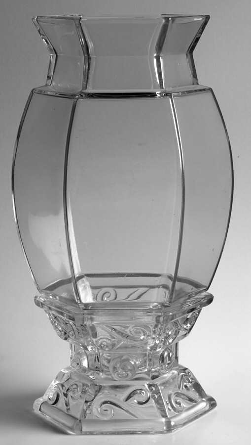 Cathay Clear Frosted Wedding Lamp-Base & Glass Globe by Imperial Glass-Ohio-1
