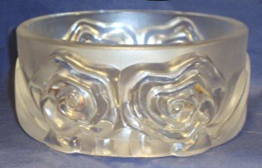 Cathay Clear Frosted Base for Celestial Centerpiece by Imperial Glass-Ohio-1