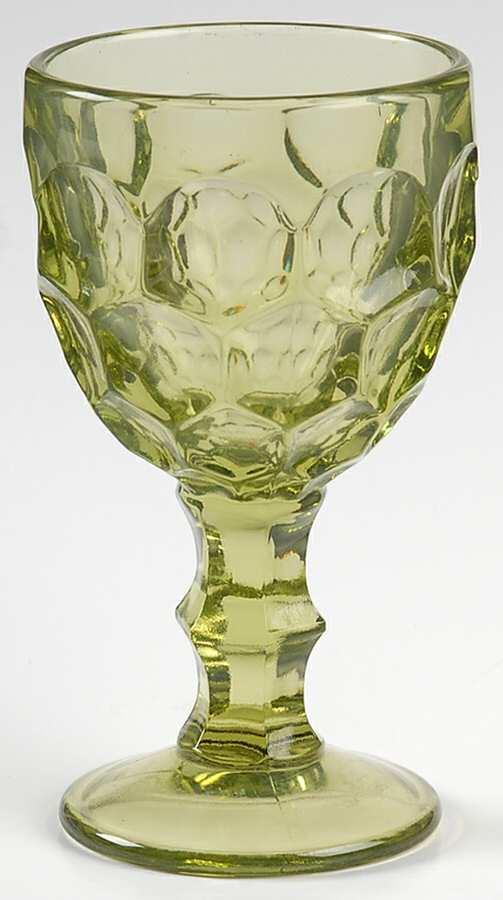 Provincial Green Wine Glass by Imperial Glass-Ohio-1