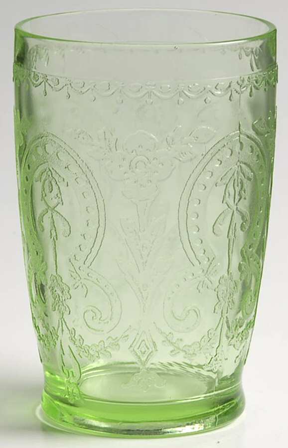 Horseshoe Green 9 Oz Flat Tumbler by Indiana Glass-1