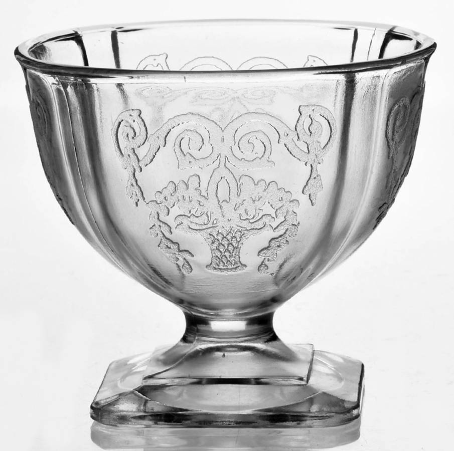 Lorain Clear Champagne/Tall Sherbet by Indiana Glass-1