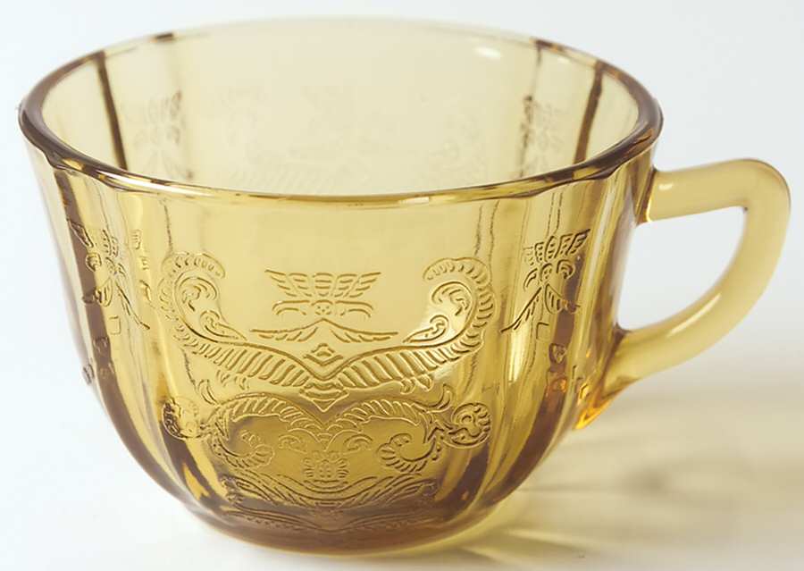 Recollection Amber Cup Only by Indiana Glass-1