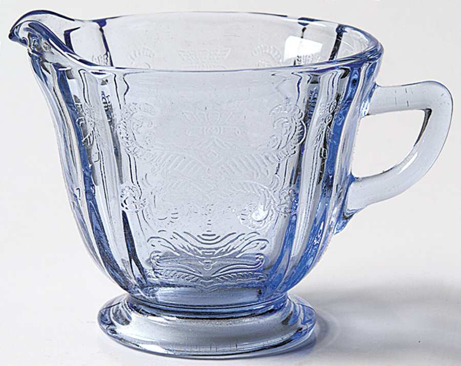 Recollection Blue Creamer by Indiana Glass-1