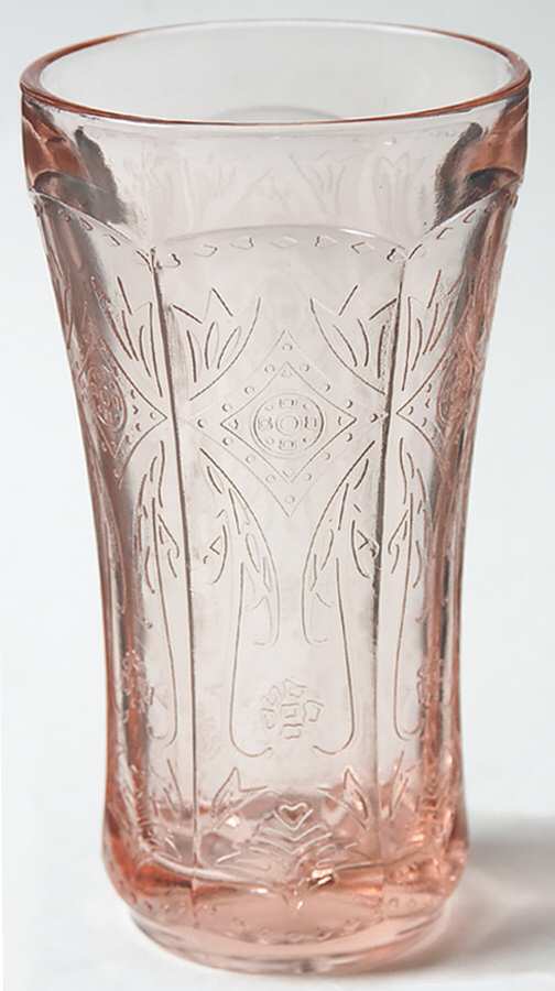 Recollection Pink 14 Oz Flat Tumbler by Indiana Glass-1