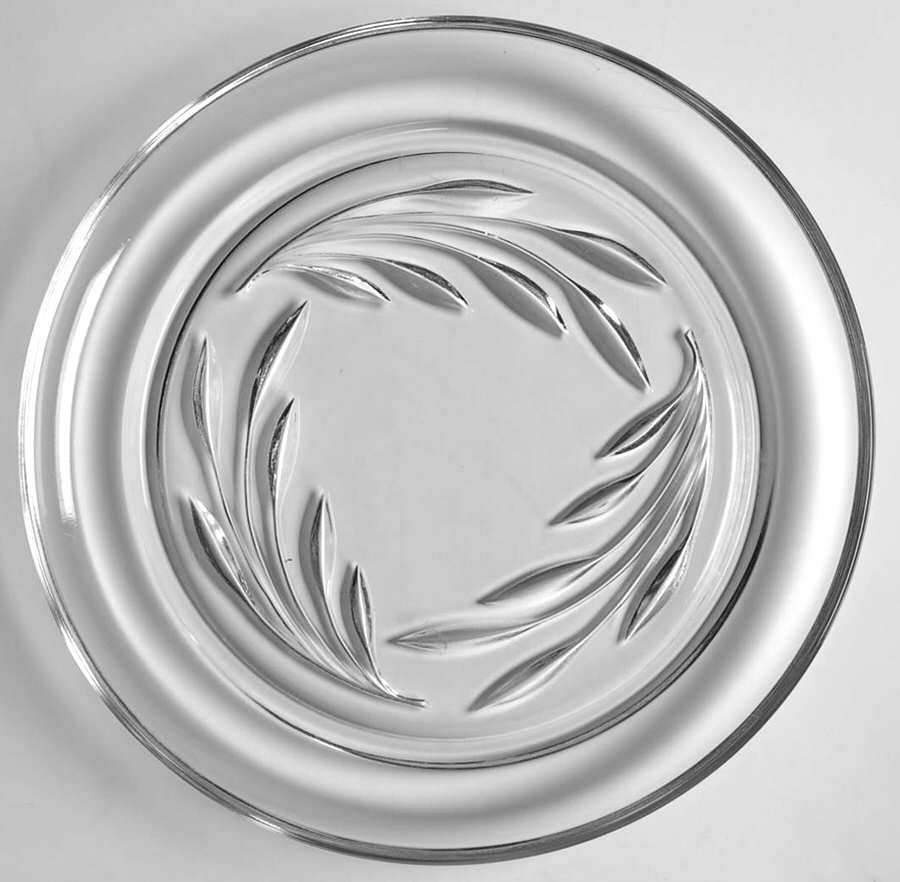 Willow Clear 8" Salad Plate by Indiana Glass-1