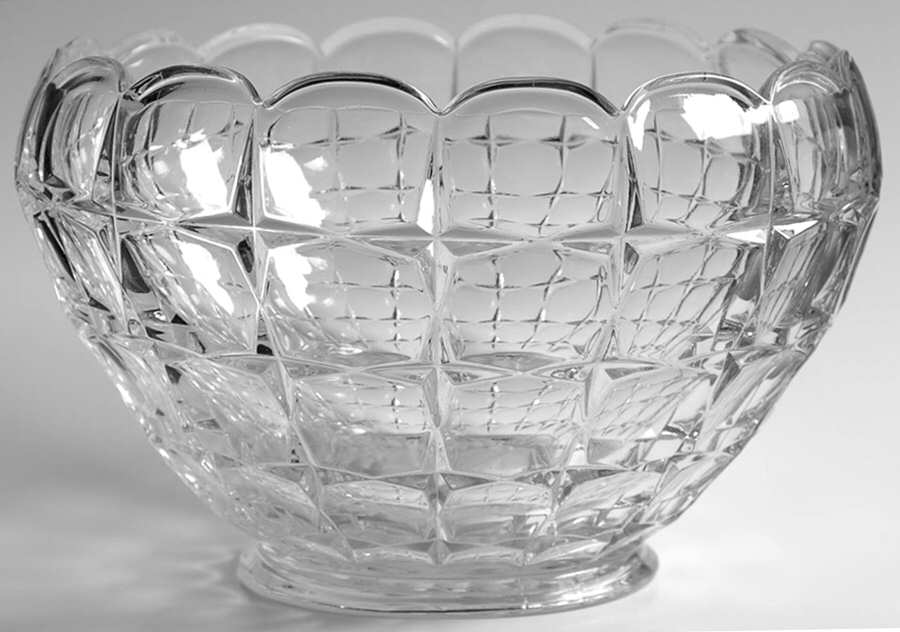 Constellation Grape Frosted 7" Footed Cupped Bowl by Indiana Glass-1