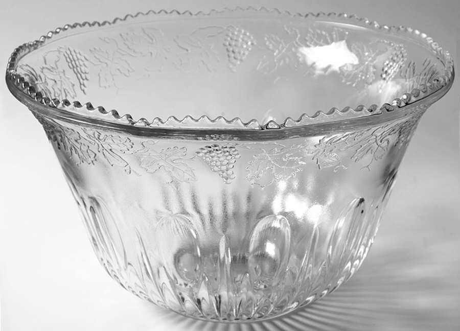 Princess Clear (Punch Set) Punch Bowl by Indiana Glass-1
