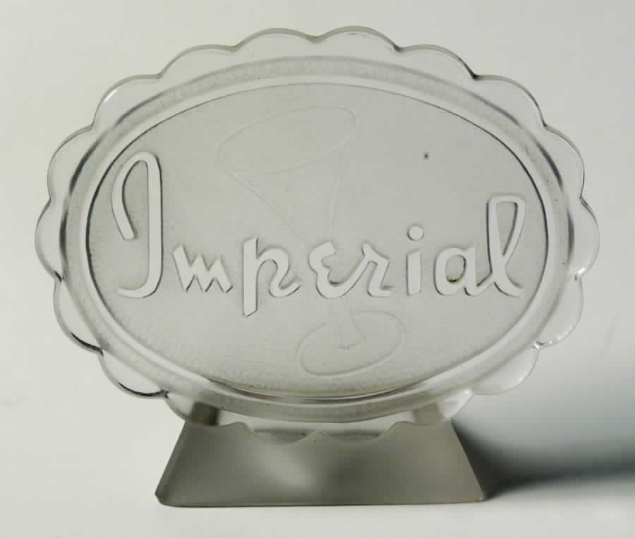 Advertising Signs Sign 1 by Imperial Glass-Ohio-1
