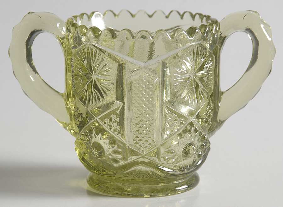 Mogul Variant Green Toothpick Holder by Imperial Glass-Ohio-1