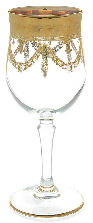 I1ti1t4 Water Goblet by Cristallerie Italian-1