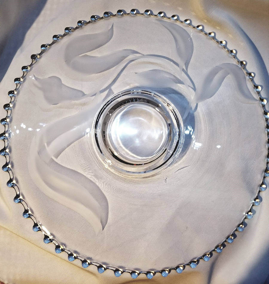 3400-20 Torte Plate by Imperial Glass-Ohio-1