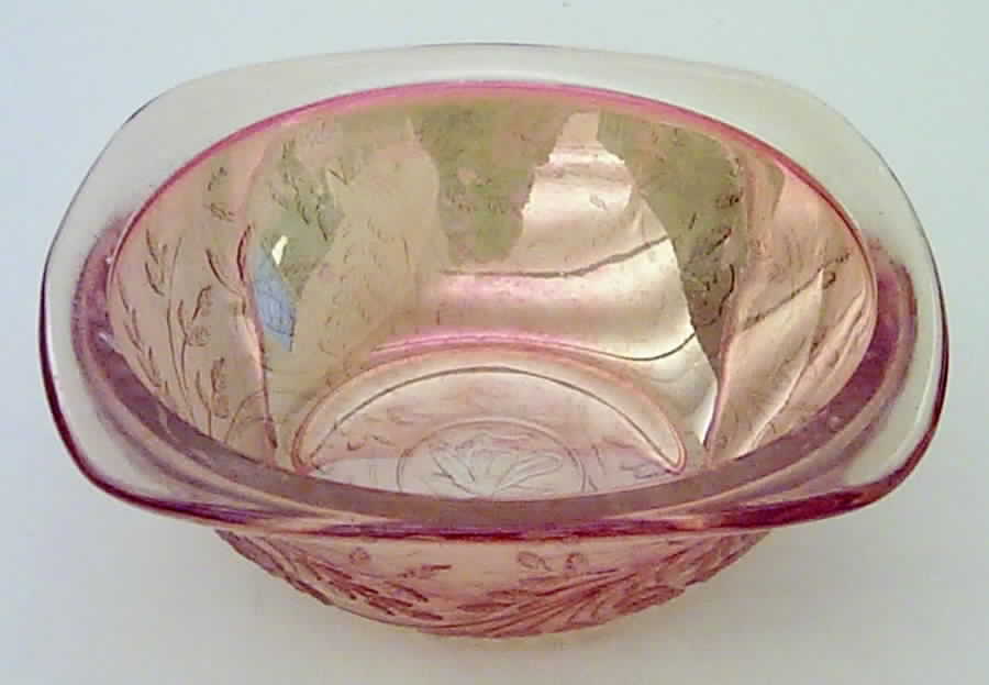 Floragold 4" Square Bowl by Jeannette-1