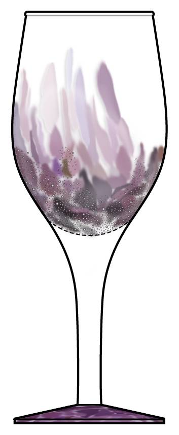 Argento Amethyst Water Goblet by Julia Knight Glass-1