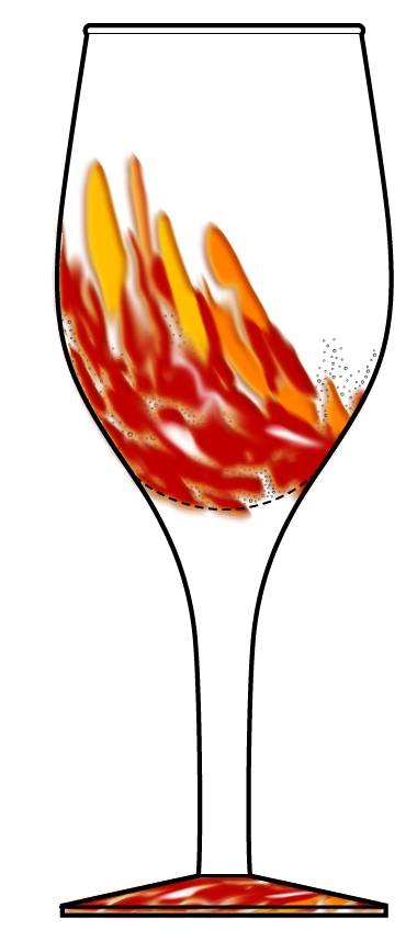 Argento Pomegranate Water Goblet by Julia Knight Glass-1