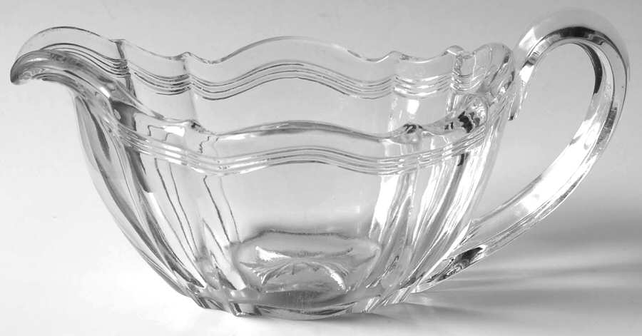 Colonial Clear (1776) Sauce Boat by Jefferson Glass-1