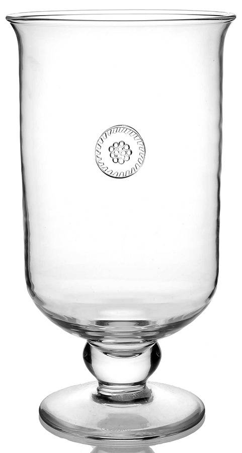 Berry and Thread 1 Piece Footed Hurricane/Candleholder by Juliska Glassware-1