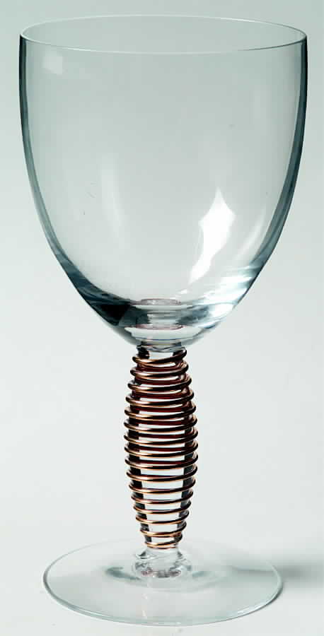 Epoque Gold Water Goblet by Kosta-Boda-1