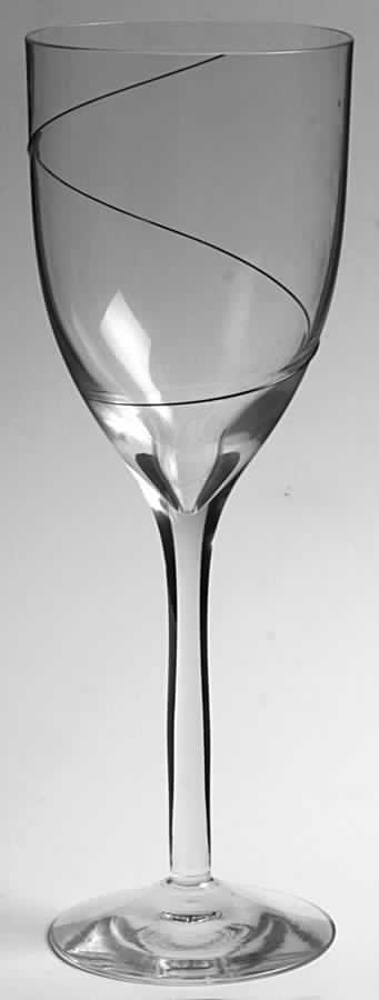 Line Black Water Goblet by Kosta-Boda-1