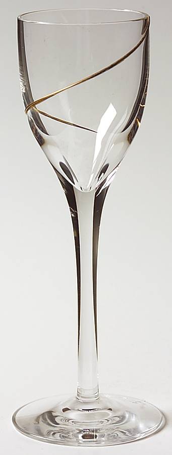 Line Gold Cordial Glass by Kosta-Boda-1