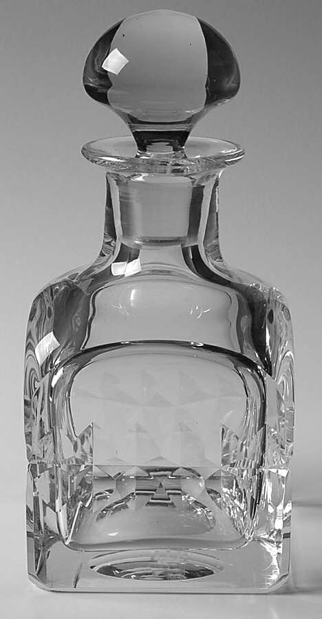 Prince Square Decanter with Stopper by Kosta-Boda-1